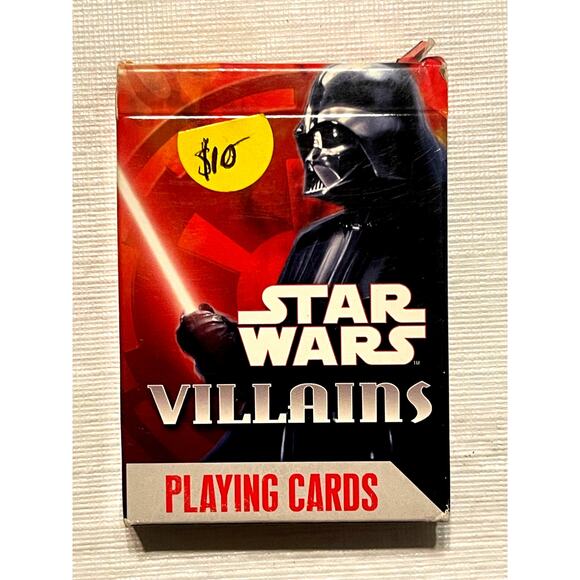 Cartamundi Star Wars Villains Playing Cards – Opened Deck Collectible Card Game - Picture 1 of 1